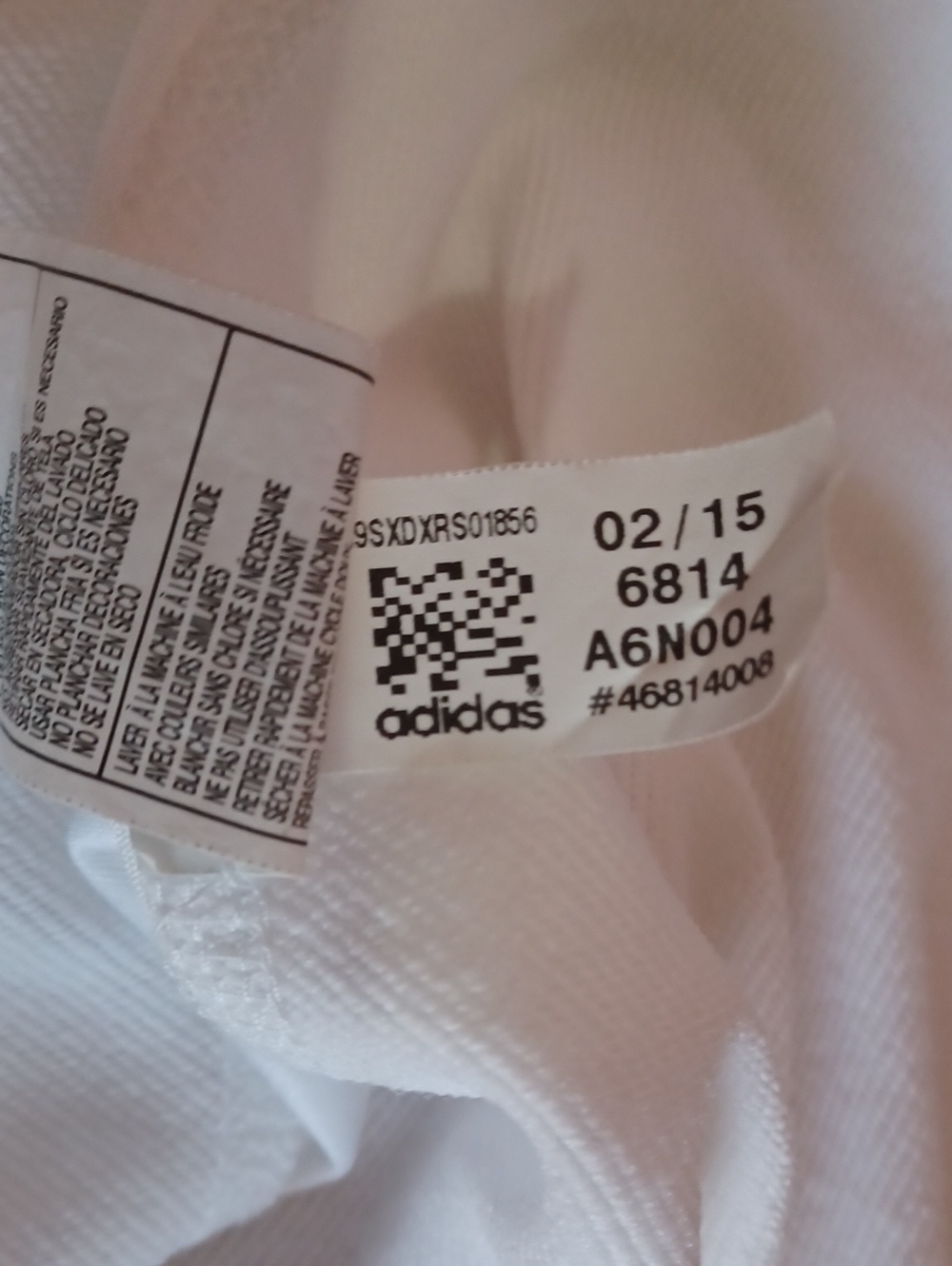 Adidas Men’s White Climalite Half-Zip Short Sleeve Polo Shirt - Picture 14 of 15